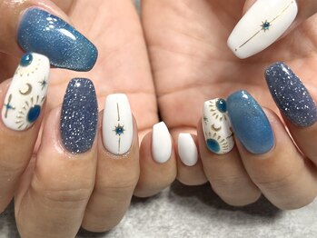 エヌアット 新宿西口(n@nail)/定額手描きアート