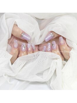 アン ジョーヌドラゴ/【自爪ネイル】お花ネイル