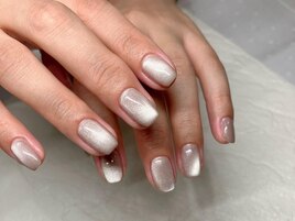 シンプルマグネットネイル