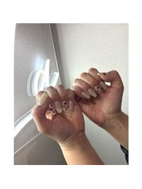 バレンタインネイル