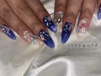 アミ施術お客様ネイル