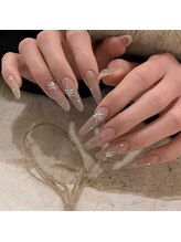 ピンキーネイル(Pinky Nail)/チップ長さだしデザイン