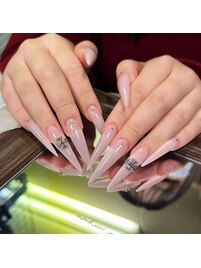 クロムハーツ風ネイル