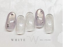 ホワイト(WHITE)/5月6月シンプルデザインコース