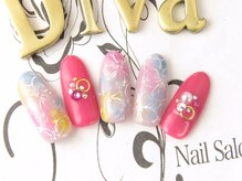 ネイルサロン ディーバ ギンザ(Nail salon Diva GINZA)/カラフル×フラワー ¥8500