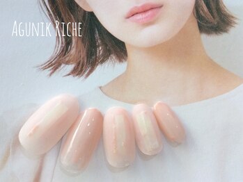 アグニークリッシェ(Agunik Riche)/【すりガラスネイル】
