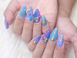★ドロップ×マーメイドネイル★