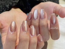 ネイルサロン イントゥ(into_)/ぷるマグ　ピンクベージュ