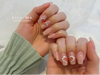 アリューミー 南青山店(Allu.Me)/ハートチークネイル