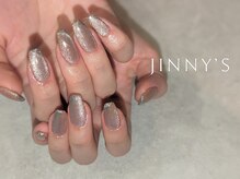 ジニーズ(JINNY'S)/【ハンド】斜めフレンチネイル