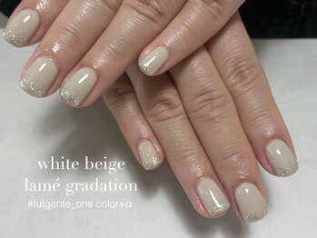 フルジェンテ(fulgente)/ホワイトネイル