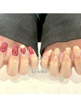 ル ソレイユ(Le soleil)/ハートネイル　byあやか