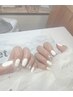 【ちょこっとデザイン】アートネイル×ワンカラー ¥7,400