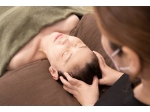 水を使わないドライヘッドスパ大人気♪次に予定がある方も◎