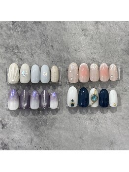 グリッター(GLITTER)/青山限定6月ハンド定額アート