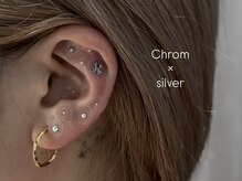 ブルー(BLUE)/耳ツボジュエリー★design¥4,000