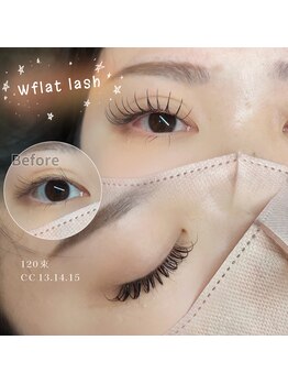 マイショウ ヘアラウンジ アイ 久喜店(My Show Hair Lounge -Eye-)/Wフラットラッシュ120束