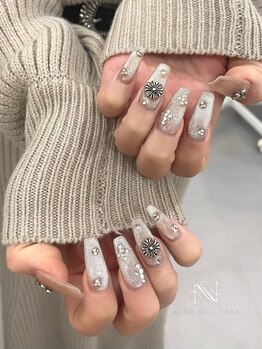 アンナネイル(ANNA Nail)/キラキラクロムネイル