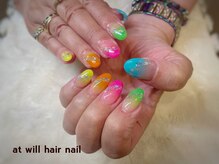 アット ウィル ヘアー ネイル(at will hair nail)/お持ち込みアート