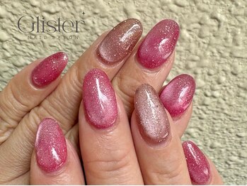 グリスター(Glister)の写真/【オフ込定額￥5890～】平日お得なクーポンあり◎毎月変わる最旬デザインでモテ可愛褒められネイルに♪