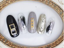 ネイルサロン あかねいろ/春夏ニュアンスアート　天然石