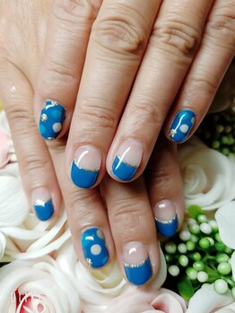 シュガーネイル(sugar nail)/水玉ネイル