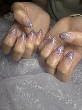 アイリーネイル(ailly nail)/ラメホログラデーション