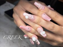 クリーク(CREEK)/バラリボンピンク韓国かわいい