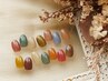 【HAND】ワンカラー　￥5800　《甘皮ケア付》      別途パラジェル変更可