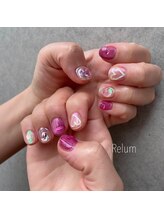 リルム(Relum)/ピンクキラキラネイル☆