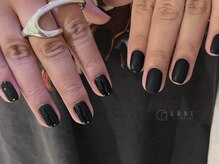 アンネ 東心斎橋店(ANNE)/【パラジェル】ブラックネイル