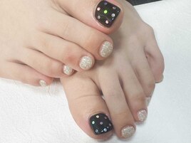 シンプル親指アート