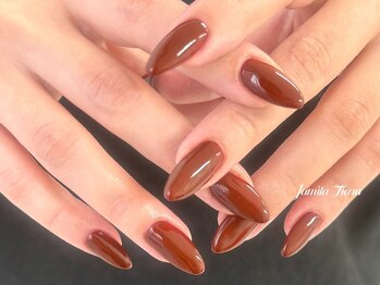 王道レッドの艶仕上げ