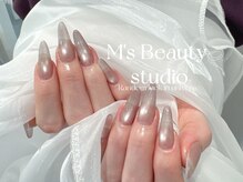エムズビューティスタジオ ネイル まつげ 西川口店(M's Beauty Studio)/長さだしマグネットワンカラー