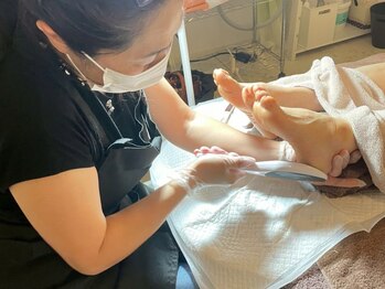 ドクターネイル爪革命ふわらの写真/【東広島・完全個室】介護福祉士によるマンツーマンケア。ガサガサかかとも、ふわふわの素足に♪