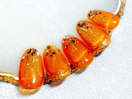 キラキララメホロネイル