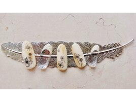 フレンチ　フラワーネイル