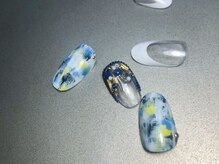 オーラリー ネイル アート メゾン(ORRERY nail art maison)/ハンド / ブルータイダイ