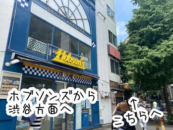 あくび 西麻布(aqu美)/ホブソンズから渋谷方面へ【鍼】