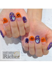 ハロウィンネイル