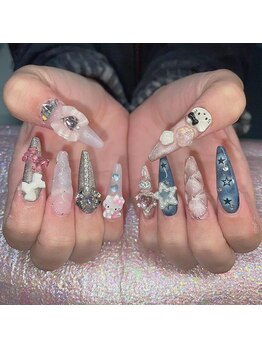 クイーンズビューティーサロン 新宿本店(Queen's beauty salon)/チップアートやり放題&つけ放題