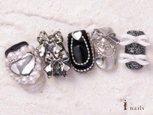 アイネイルズ 横浜WEST店(I-nails)/ガーリーリボンパーツ13500円