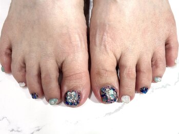 シーグラス(SeaGlass)/おまかせフットキラキラ