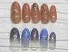 　今月のおすすめデザイン☆プチプラネイル　¥4000