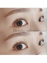 ビューティーサロンミヤ(miya)/眉ワックス＆まつ毛パーマセット