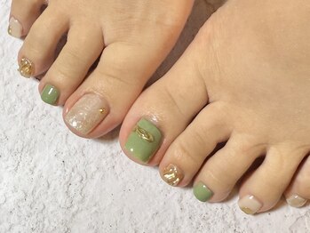 マイネイル(M.nail)/秋フットネイル
