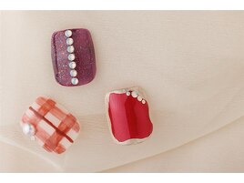 秋フットネイル