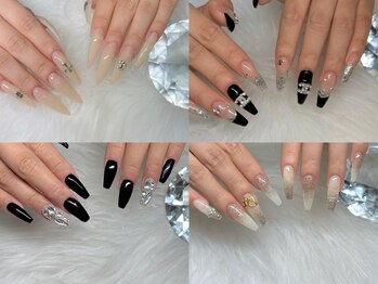 エルネイル 江坂店(L’ねいる)の写真/【美フォルム×自然な長さ出しが人気】短い爪や深爪でお悩みの方にも!自爪風の美しい仕上りで理想の指先を