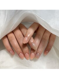 ベージュラメ×ナチュラルピンク