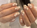 ブライダルflowerネイル